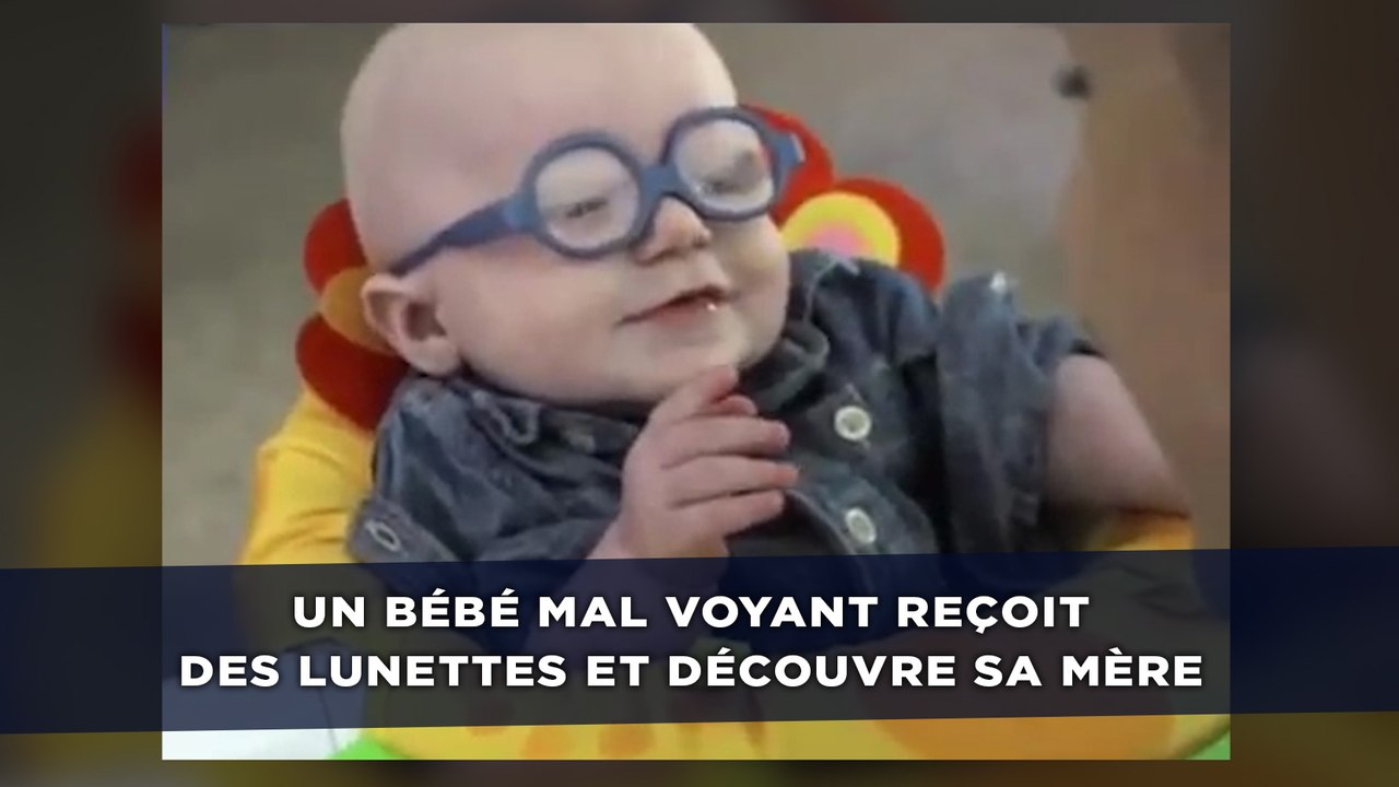 Un bébé mal voyant reçoit des lunettes et découvre sa mère
