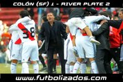Colón 1 - River Plate 2. Clausura Argentino 2008.