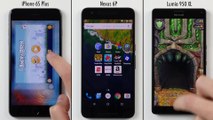 iPhone 6S Plus vs. Nexus 6P vs. Lumia 950 XL Speed Test