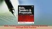 Download  Bids Tenders and Proposals Winning Business Through Best Practice Free Books