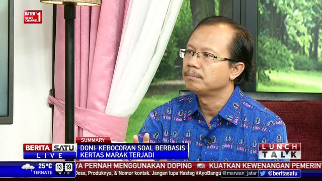 Lunch Talk: Soal Ujian Nasional Bocor #1