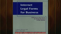 FREE DOWNLOAD  Internet Legal Forms for Business READ ONLINE