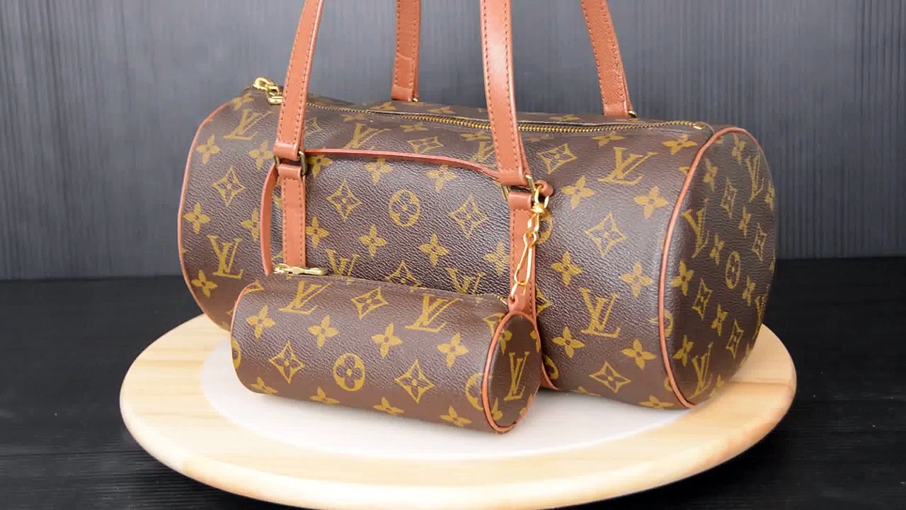ilovekwaii C01450 - Louis Vuitton Monogram Papillon 30 with Mini Papillon Hand Bag M51365