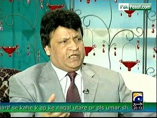 Umer Sharif in Nadia Khan Show Part 4