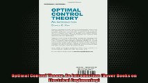 Free PDF Downlaod  Optimal Control Theory An Introduction Dover Books on Electrical Engineering  BOOK ONLINE