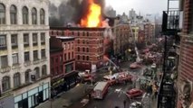 NYC Building Collapses after Gas Leak