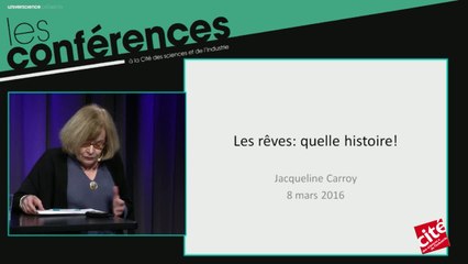 Les rêves: toute une histoire