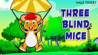 Three Blind Mice | Nursery Rhymes Songs With Lyrics | Kids Songs