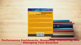 Download  Performance Dashboards Measuring Monitoring and Managing Your Business Read Full Ebook