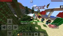 Minecraft PE 0.14.1 : EU ESTOU MUITO NOOB - SKY WARS -