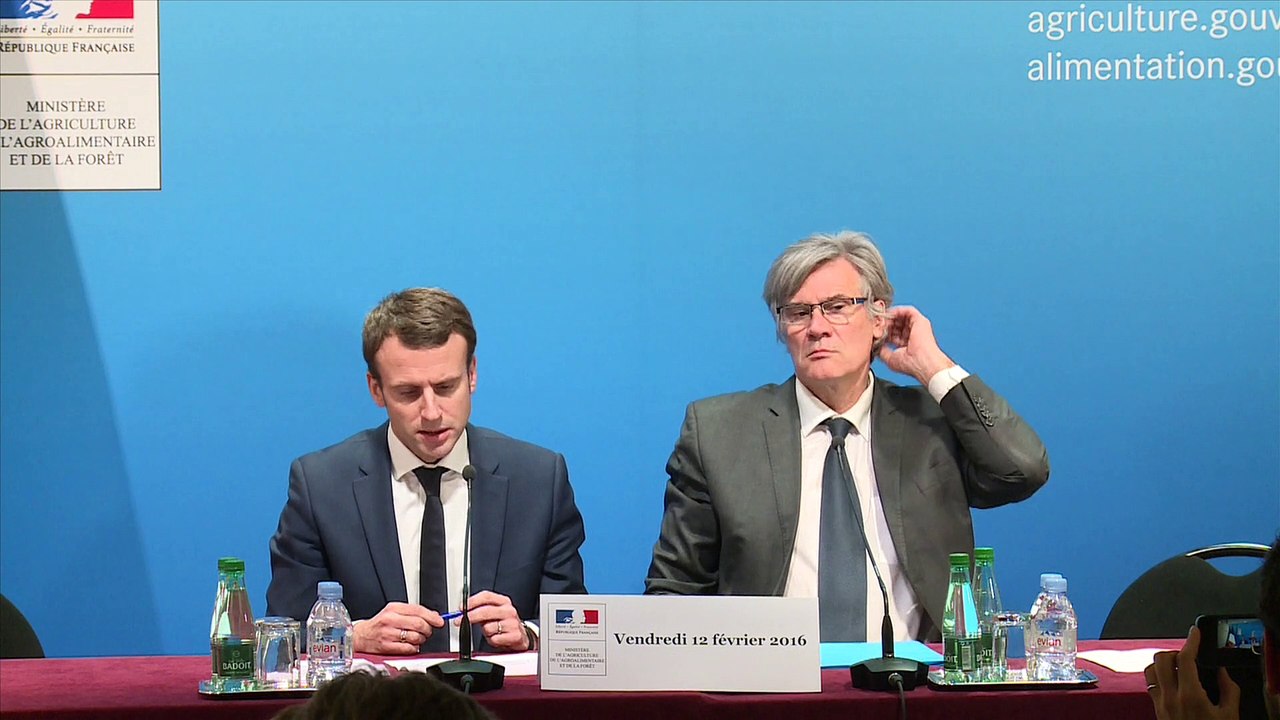 Conférence de presse sur les relations commerciales au sein des filières agricoles et agroalimentaires