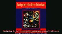 READ book  Designing the User Interface Strategies for Effective HumanComputer Interaction Third  FREE BOOOK ONLINE