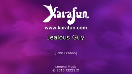 Karaoke Jealous Guy - Roxy Music *
