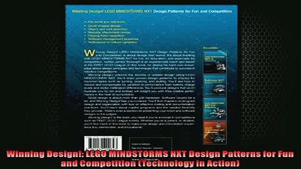 Download Video: READ book  Winning Design LEGO MINDSTORMS NXT Design Patterns for Fun and Competition Technology READ ONLINE