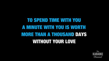 Love Me in the Style of Justin Bieber karaoke video with lyrics (no lead vocal)