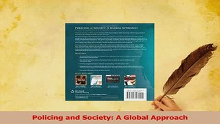 Download  Policing and Society A Global Approach Ebook Online