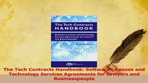 Read  The Tech Contracts Handbook Software Licenses and Technology Services Agreements for Ebook Free