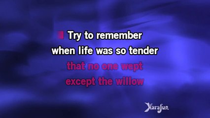 Karaoke Try to Remember - Josh Groban *