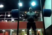 John Cena in the gym - squats