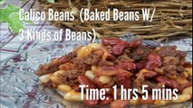 Calico Beans  (Baked Beans W/ 3 Kinds of Beans) Recipe
