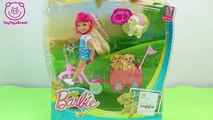 Bicicleta da Barbie com Pig George e Peppa Pig em Português!! ToyToysBrasil