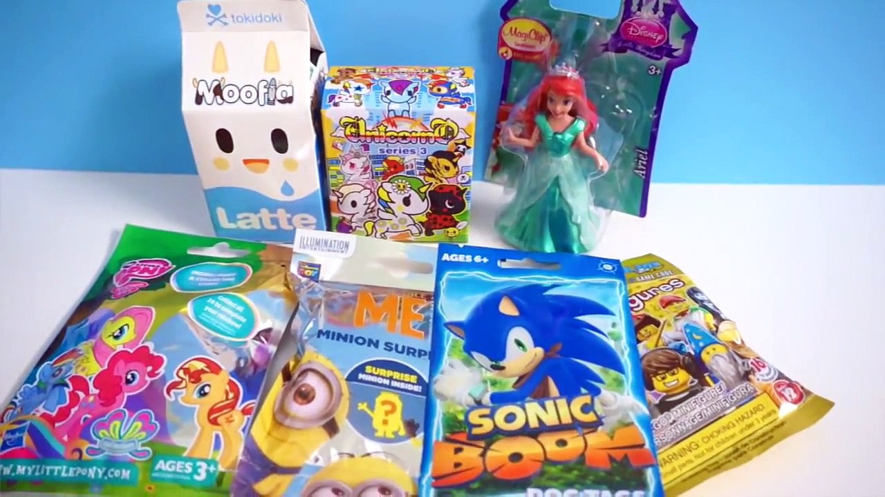 Surprise Blind Bag Marathon 7 - Part3 - Tokidoki Unicorno, Moofia, MLP, Lego, Sonic and MO