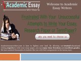 Professional Essay Writing Services