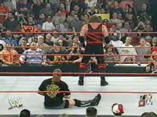 WWE - KANE umasks on Raw 06-26-2003