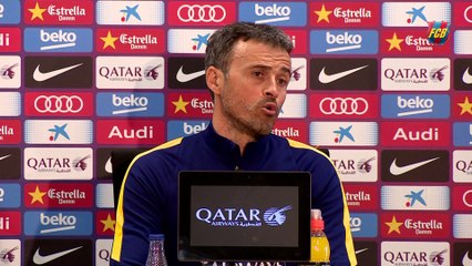 Luis Enrique: “Anoeta es la salida más complicada de la Liga”