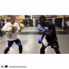 Uriah Hall Sparring Showing Ridiculous Spinning Techniques