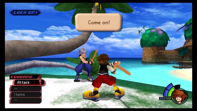 Kingdom Hearts Final Mix IPart 3I Terro Vs Riku Round one