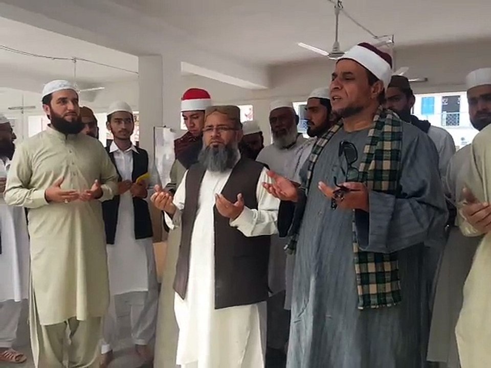 Sheikh Jamal Saeed Khalid On Mizaar Mufti Sarfraz Naeemi (Shaheed) At Jamia Naeemia Lahore