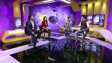Katrina Showing Her Love For Shoaib Akhtar In Show Cricket Live