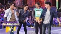 GGV: Albie, Michael, Alex and Zeus dance to Bomba