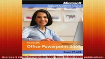 READ book  Microsoft Office Powerpoint 2007 Exam 77 603 2007 publication  FREE BOOOK ONLINE