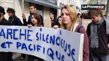 Loi Travail : seulement une quarantaine de lycéens pour la marche silencieuse à Marseille