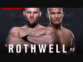 watch Rothwell vs Dos Santos fight online live 10 April