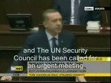 Turkish PM Erdogan explaining diplomatical steps after Israel's Terrorist Attack,English Subtitle