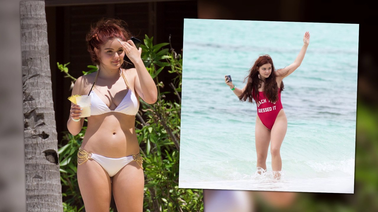 Ariel Winter zeigt ihre Bikinifigur auf den Bahamas