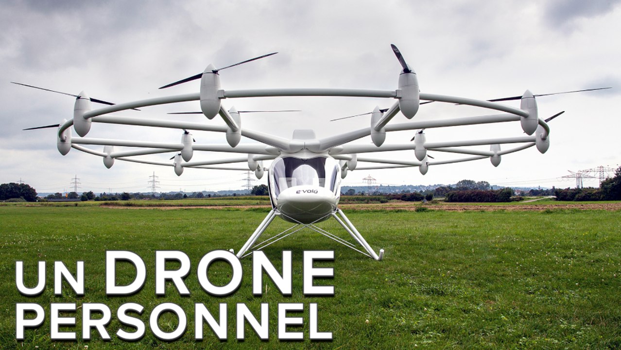 Volocopter : premier vol piloté pour ce drôle d’hélicoptère personnel
