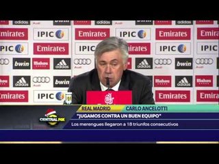 "Hoy todo salió bien": Ancelotti