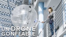 Cet étrange drone gonflable peut attraper et livrer des objets