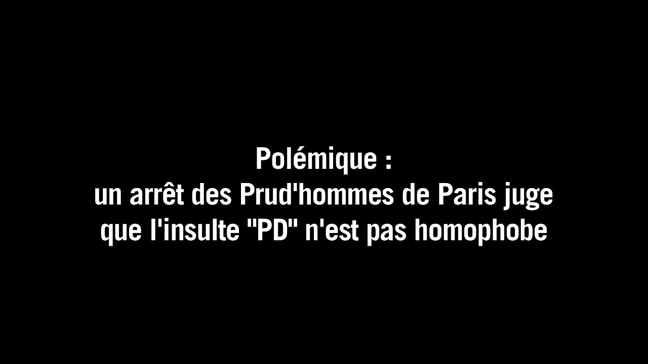 El Khomri choquée par l'arrêt prud'homal qui ne juge pas homophobe l'insulte "pédé"