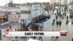 Early voting set up at Incheon Int'l Airport for first time