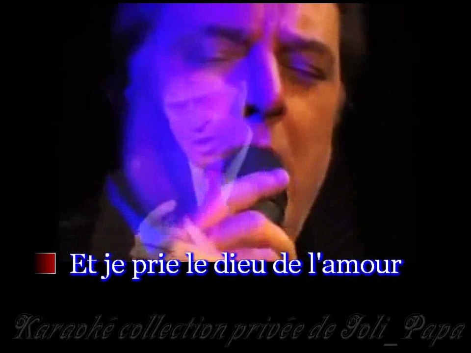 Franck Olivier - Parce que je l'aime - Karaoké Joli_Papa HD