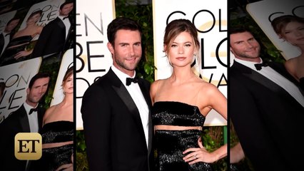 Tải video: Adam Levine Confirms Wife Behati Prinsloos Pregnancy With Sweet Bikini Photo!