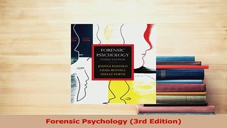 Read  Forensic Psychology 3rd Edition Ebook Free
