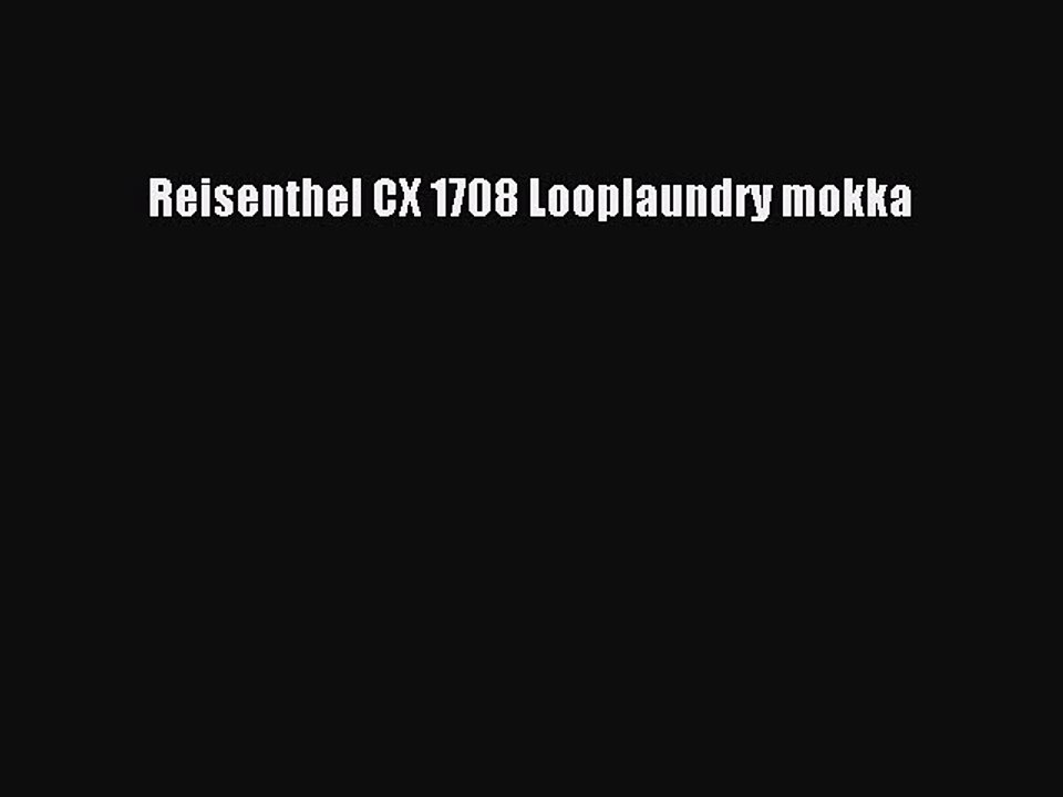 NEUES PRODUKT Zum Kaufen Reisenthel CX 1708 Looplaundry mokka