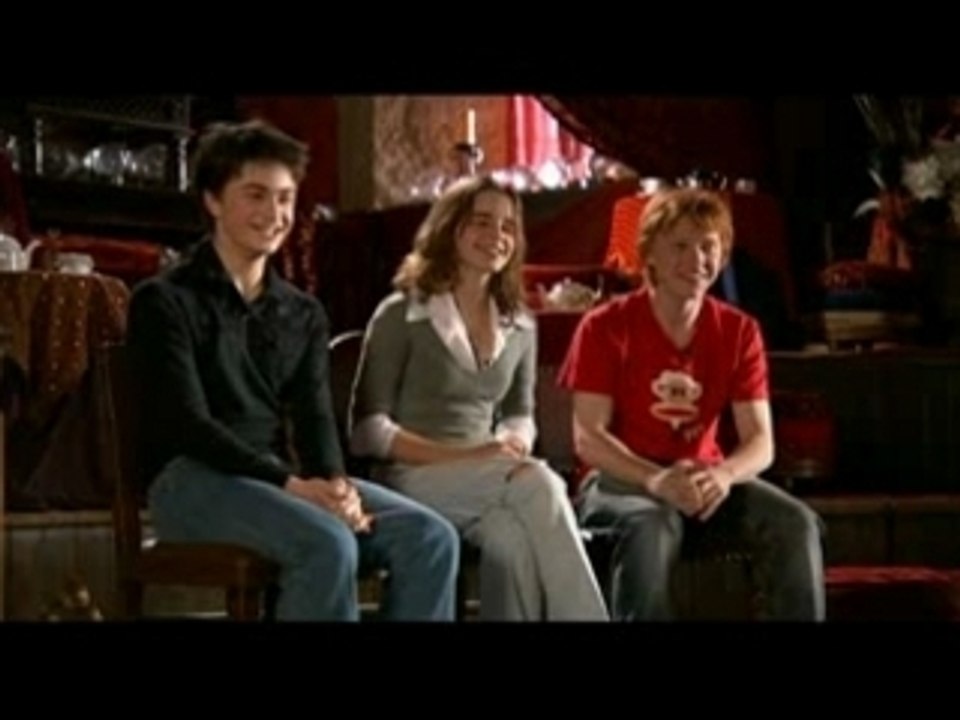 Dan Radclife,Emma Watson,Rupert Grint Hp3 Interview