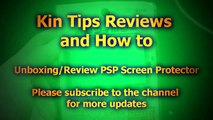 Unboxing Review Sony Playstation Portable PSP Screen Protector 1000 2000 3000 phat slim br